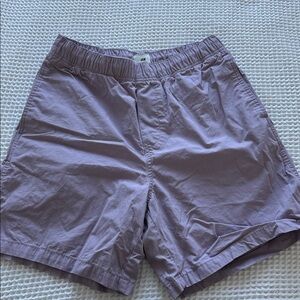 H&M Light Purple Relaxed Fit Shorts